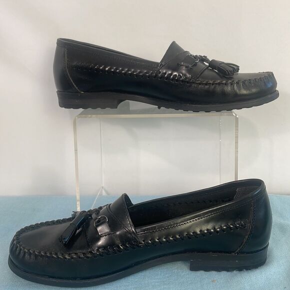 Bass Mens Black Loafer Shoes main image 4